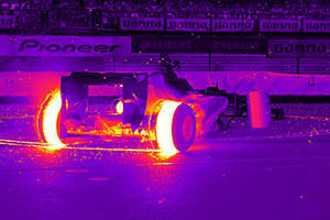 Racecar in Thermal