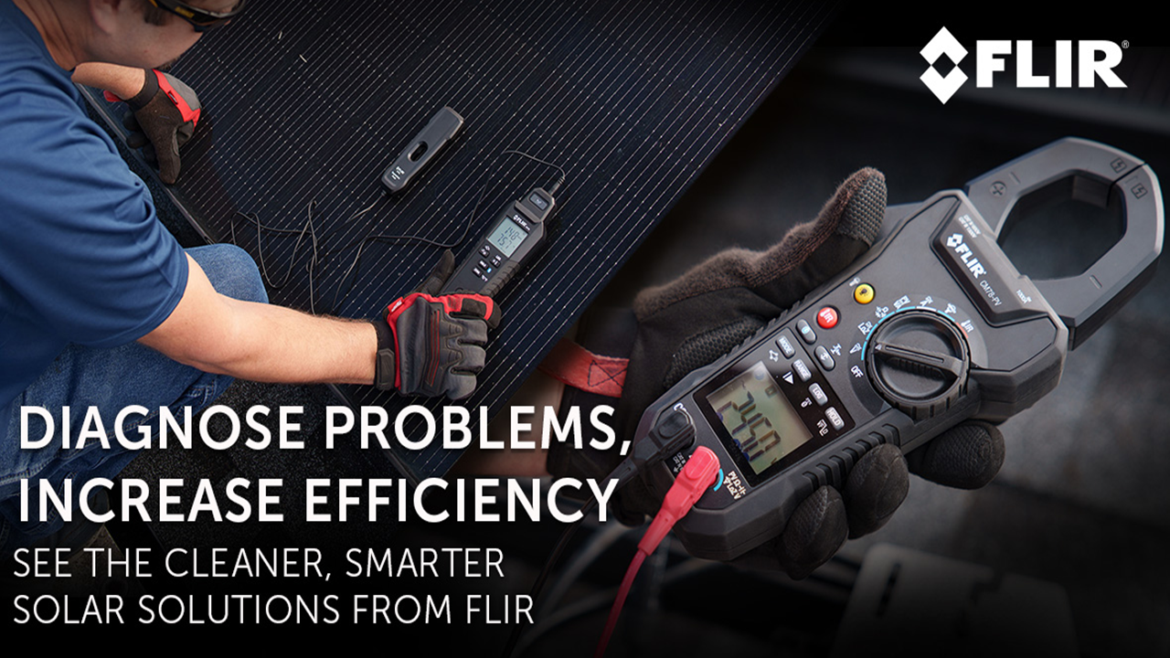 Diagnose Solar and Electrical Problems Faster with the CM78-PV Solar Clamp Meter 